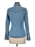 Universal Thread 100% Cotton Blue Denim Jacket Size 8 - photo 2