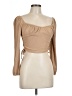 Unbranded Tan Long Sleeve Blouse Size L - photo 1