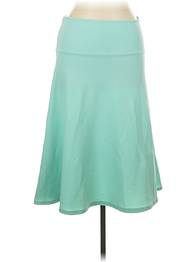Pre-owned Lularoe Casual Skirt In Teal