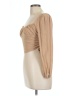 Unbranded Tan Long Sleeve Blouse Size L - photo 5