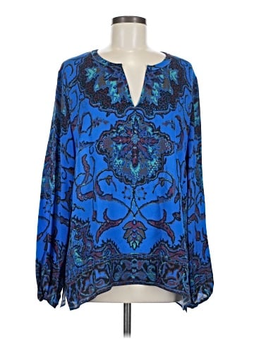 Kobi Halperin Long Sleeve Silk Top (view 1)