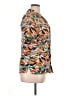 elevenparis. 100% Viscose Tropical Orange Short Sleeve Blouse Size XL - photo 4