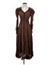 Moon River 100% Polyester Brown Casual Dress Size S - photo 1