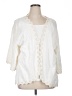 Democracy 100% Rayon Ivory Kimono Size 1X - photo 1