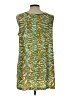 Logo Layers Green Sleeveless Blouse Size L - photo 2