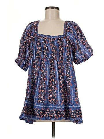 Free People Short Sleeve Blouse (view 1)