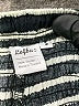 Lofbaz 100% Viscose Stripes Gray Casual Pants Size S - photo 4
