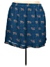 J.Crew Mercantile 100% Polyester Blue Casual Skirt Size 24 waist - photo 1