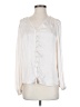 Banana Republic 100% Polyester Ivory Long Sleeve Blouse Size S - photo 1