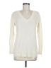 Halogen 100% Cashmere Solid Ivory Cashmere Pullover Sweater Size Med Petite - photo 1