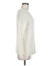 Halogen 100% Cashmere Solid Ivory Cashmere Pullover Sweater Size Med Petite - photo 4