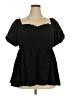 Torrid Black Short Sleeve Blouse Size 2X Plus (2) - photo 1