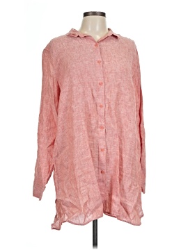 Garnet Hill Long Sleeve Button Down Shirt