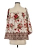 Angie 100% Rayon Ivory 3/4 Sleeve Blouse Size S - photo 1