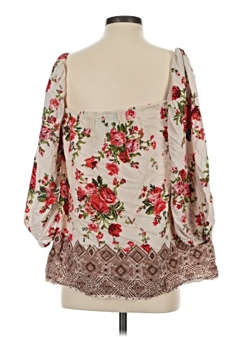 Angie 3/4 Sleeve Blouse (view 2)