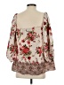 Angie 100% Rayon Ivory 3/4 Sleeve Blouse Size S - photo 2