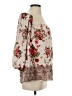 Angie 100% Rayon Ivory 3/4 Sleeve Blouse Size S - photo 4