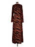 ASOS Design Animal Print Orange Casual Dress Size 10 - photo 2