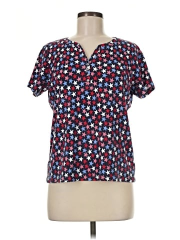 Karen Scott Short Sleeve Blouse (view 1)