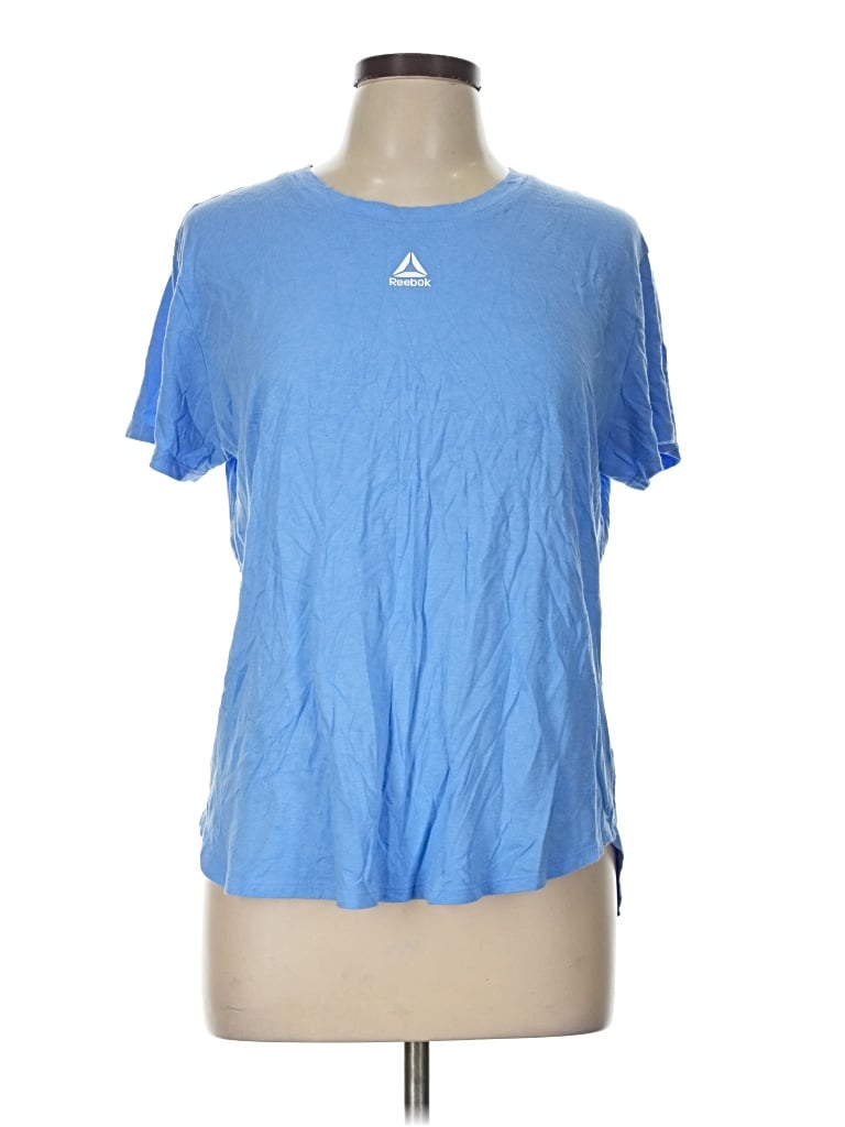 Pre-owned Reebok Active T-shirt In Blue