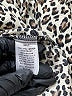 Main Strip 100% Polyester Animal Print Black Casual Dress Size M - photo 8