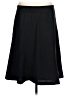 Merona Solid Black Casual Skirt Size 12 - photo 1