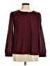 LoveRiche 100% Polyester Burgundy Long Sleeve Blouse Size M - photo 1