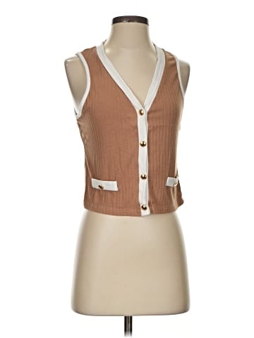 Marled Sleeveless Blouse (view 1)
