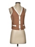 Marled Brown Sleeveless Blouse Size XS - photo 1