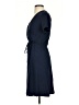 Basic Editions Solid Blue Casual Dress Size S - photo 5