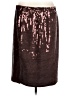 J.Jill 100% Polyester Metallic Brown Formal Skirt Size L - photo 2