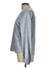 ePretty 100% Polyester Metallic Silver Long Sleeve Top Size L - photo 5