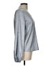 ePretty 100% Polyester Metallic Silver Long Sleeve Top Size L - photo 4