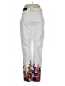 Versona Graphic White Casual Pants Size 6 - photo 2