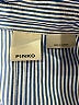 Pinko Stripes Blue Short Sleeve Blouse Size S (estimated) - photo 7