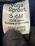 Yoga Sprout 100% Cotton Blue Active Pants Size 3-6 mo - photo 4