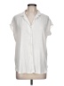 Banana Republic 100% Polyester Ivory Short Sleeve Blouse Size L - photo 1