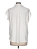 Banana Republic 100% Polyester Ivory Short Sleeve Blouse Size L - photo 2