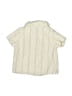 Carter's 100% Cotton Stripes Ivory Short Sleeve Button-Down Shirt 3-6 MO / 6 MO - photo 2