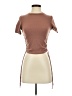 Zara Brown Short Sleeve Top Size S - photo 1