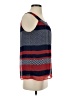 AGB 100% Polyester Red Sleeveless Blouse Size S - photo 4
