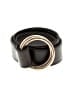 Fossil 100% Leather Black Leather Belt Size S - photo 1