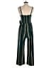 Express Stripes Green Jumpsuit Size S - photo 2