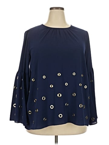 MICHAEL Michael Kors Long Sleeve Blouse (view 1)