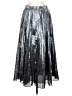J.Crew Metallic Silver Formal Skirt Size 4 - photo 2