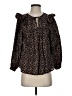 Cleobella Brown Long Sleeve Blouse Size S - photo 1