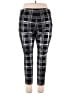 Intro Plaid Black Casual Pants Size 2X - photo 2