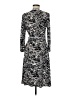 BCBGMAXAZRIA Print Gray Casual Dress Size M - photo 2