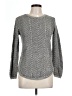 Eight Eight Eight 100% Cotton Chevron-herringbone Gray Pullover Sweater Size L - photo 1