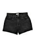 Refuge Black Denim Shorts Size 9 - photo 1